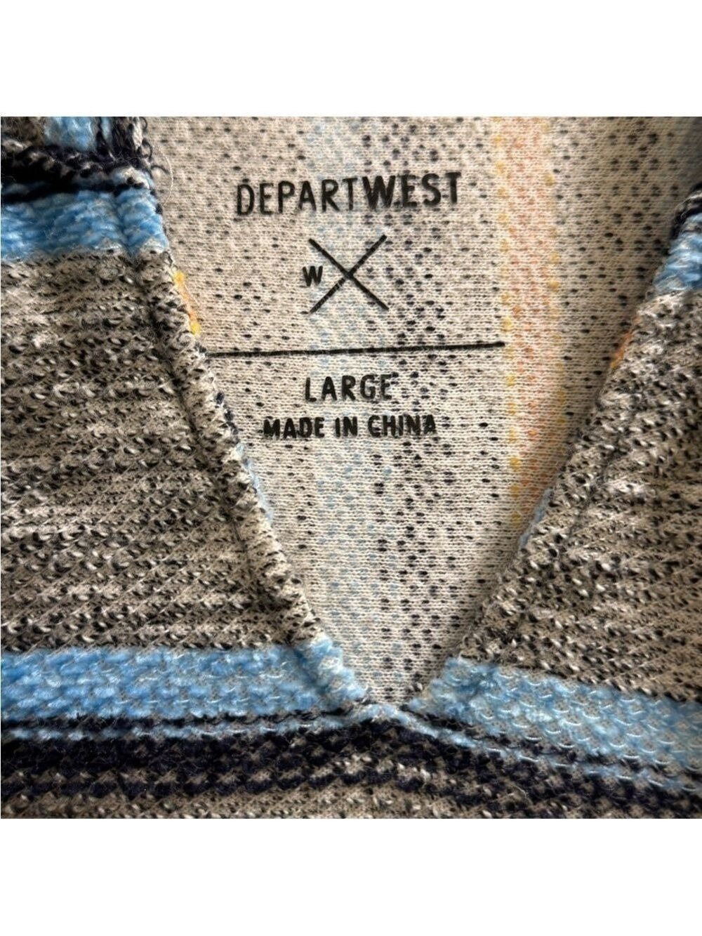DepartWest Sold by Buckle Mens Hoodie Baja Pullover Size Large - Picture 6 of 10